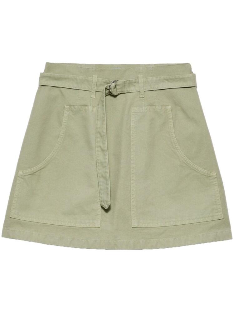 Prada Old canvas mini skirt - Green Cover