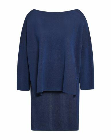 Gentryportofino Woman Sweater Slate blue Viscose, Polyester Cover