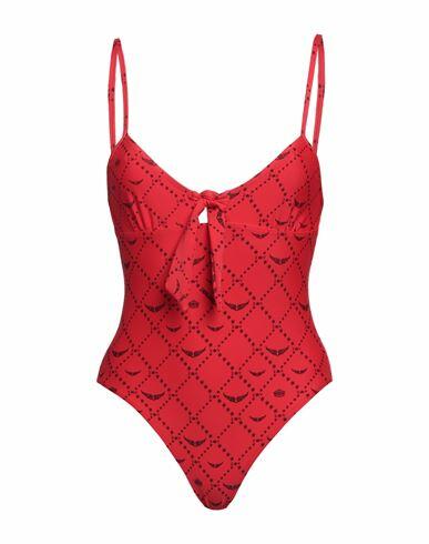 Zadig & voltaire Woman One-piece swimsuit Red Polyester, Elastane Cover