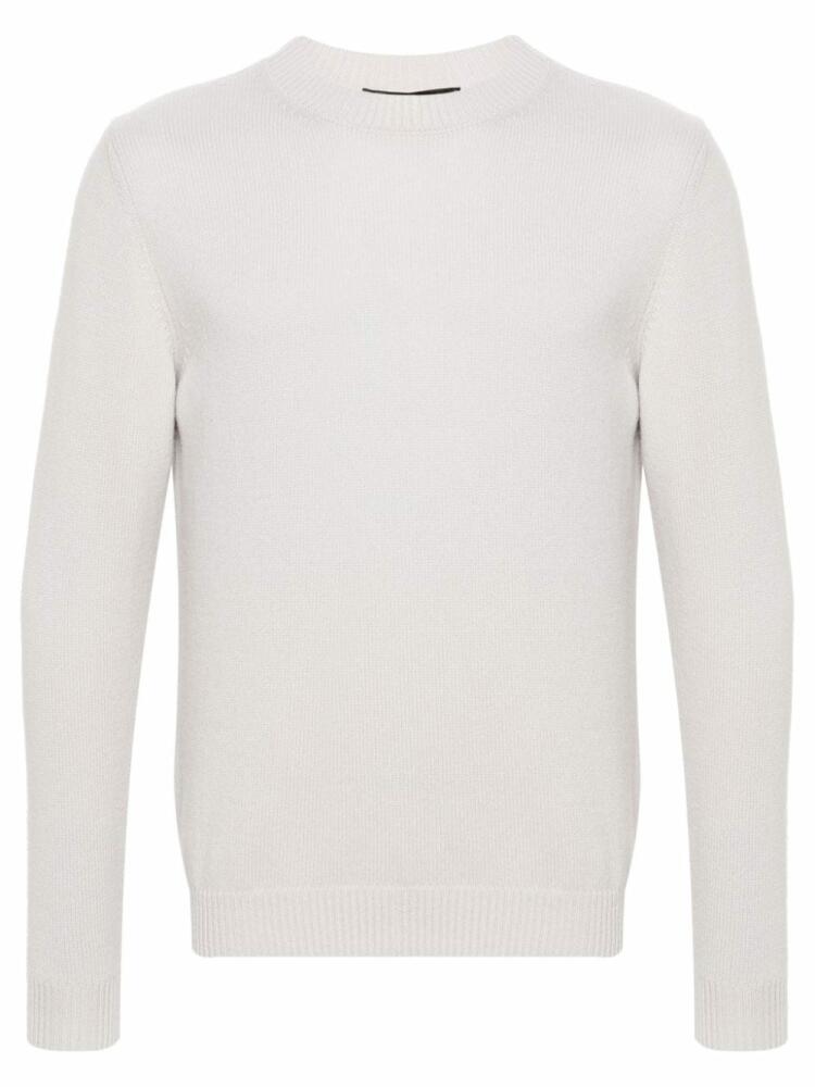 Incentive! Cashmere crew-neck cashmere jumper - Grey Cover