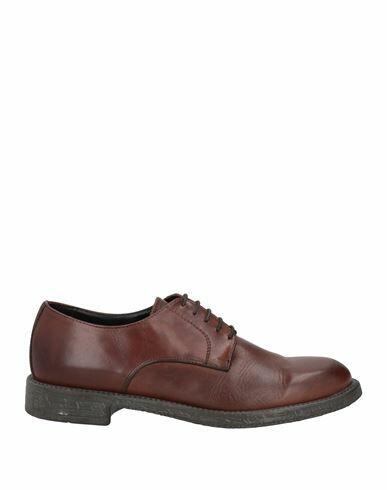 Daniele Alessandrini Homme Man Lace-up shoes Brown Leather Cover