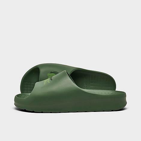 Lacoste Men's Serve Slide 2.0 Slide Sandals in Green/Green Cover