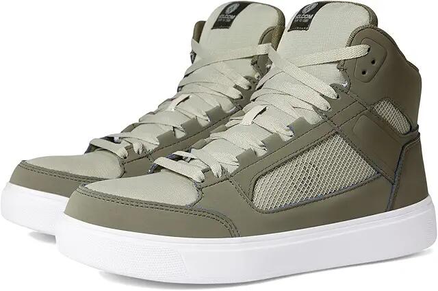 Volcom Evolve EH High Top Comp Toe (Olive/Grey) Men's Shoes Cover