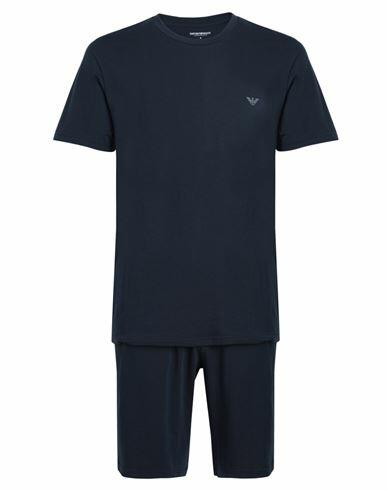 Emporio Armani Man Sleepwear Midnight blue Cotton, Elastane Cover