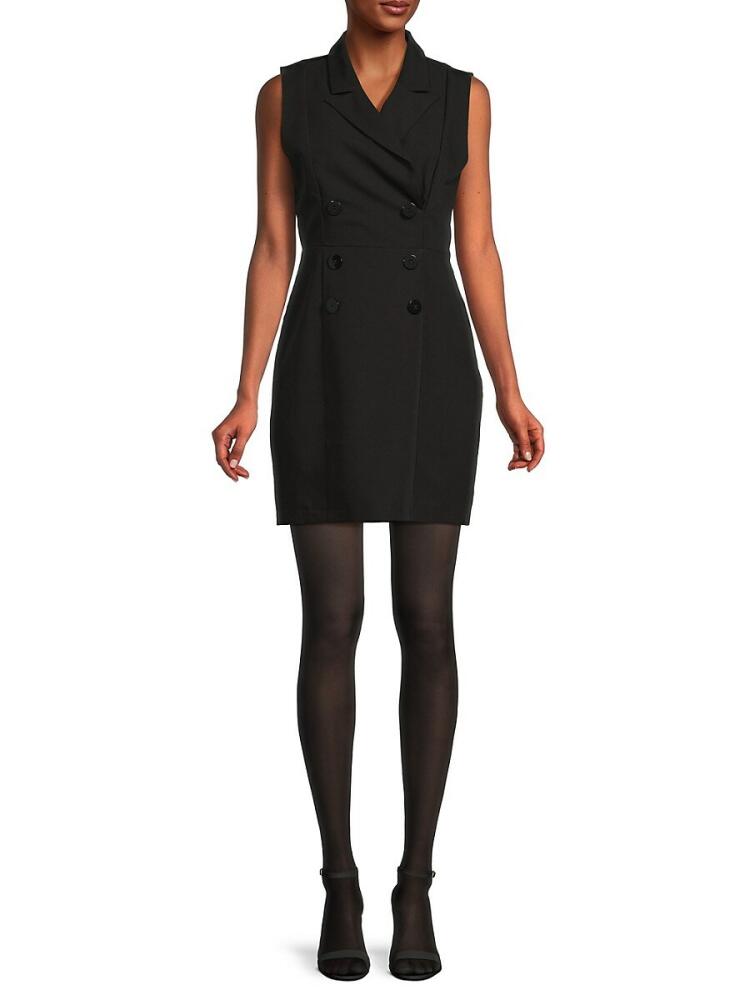 Sam Edelman Women's Cady Mini Blazer Dress - Black Cover