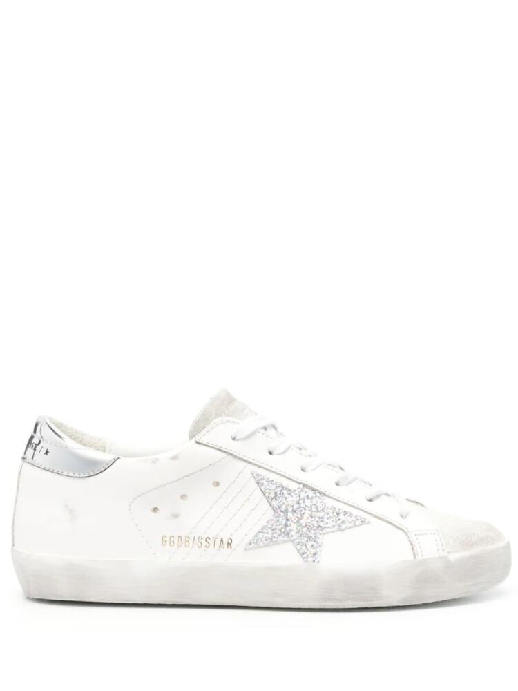 Golden Goose Super-Star distressed sneakers - White Cover