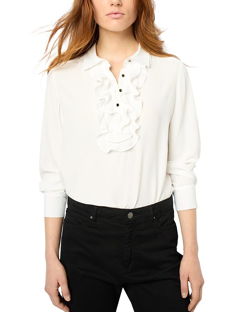 Gerard Darel Berenice Ruffled Blouse Cover