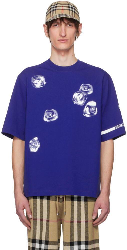 Burberry Blue Rose T-Shirt Cover