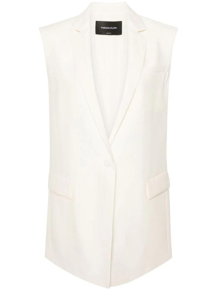 Fabiana Filippi single-breasted waistcoat - Neutrals Cover