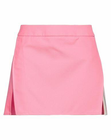 Palm Angels Woman Mini skirt Pink Cotton, Polyester Cover