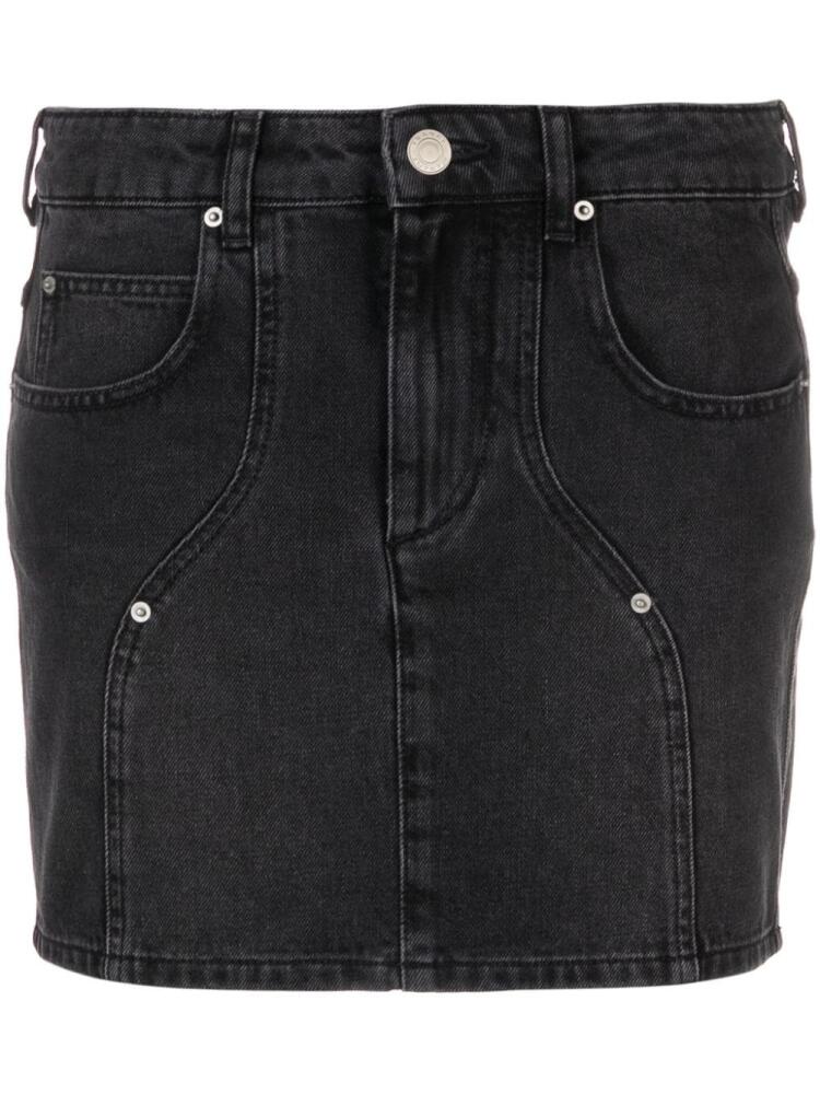 MARANT ÉTOILE Vesna denim miniskirt - Black Cover