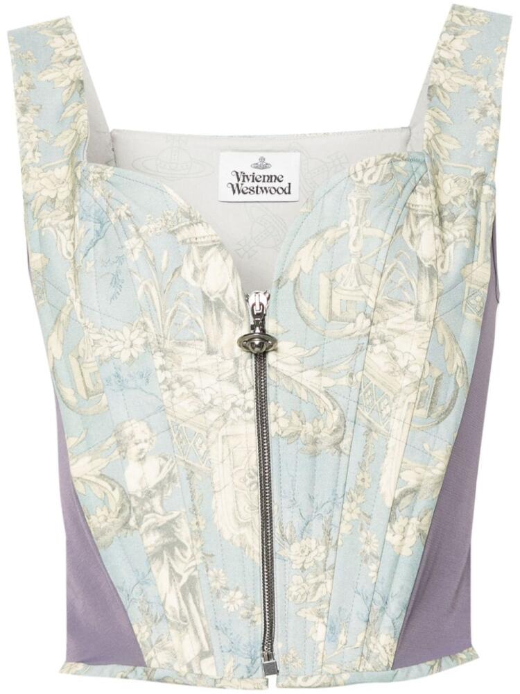 Vivienne Westwood Classic cotton corset - Blue Cover