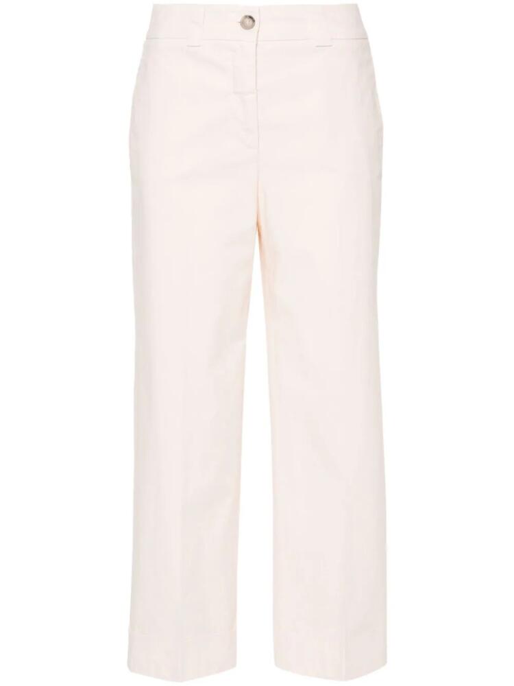 Peserico pressed-crease straight trousers - Pink Cover