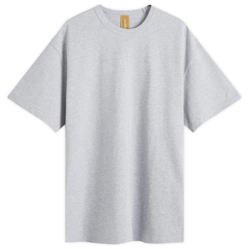 FrizmWORKS Men's OG Double Rib Oversized T-Shirt in Melange Grey Cover