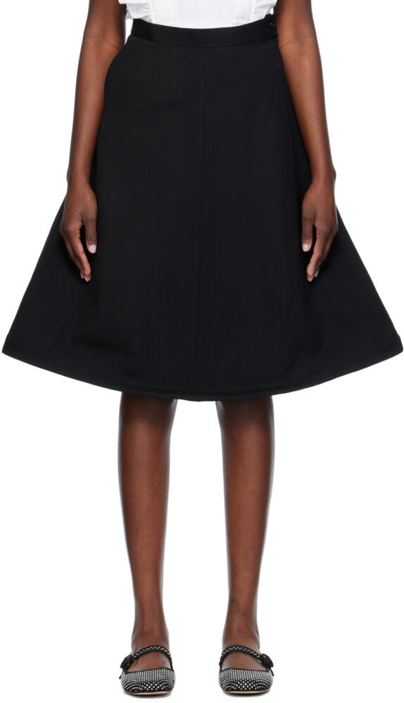 Comme des Garçons Girl Black Wire Midi Skirt Cover