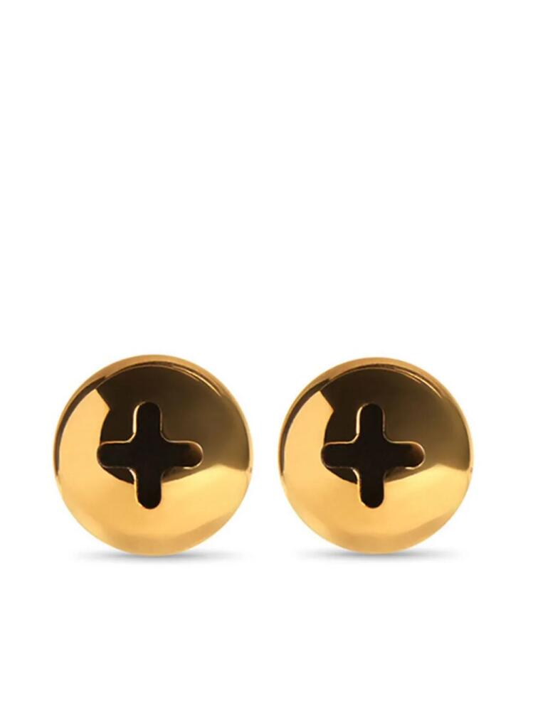 Balenciaga Garage Screw earrings - Gold Cover