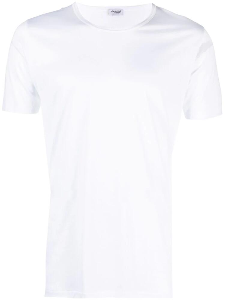 Zimmerli crew neck T-shirt - White Cover