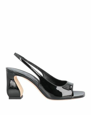 Si Rossi By Sergio Rossi Woman Sandals Black Soft Leather Cover