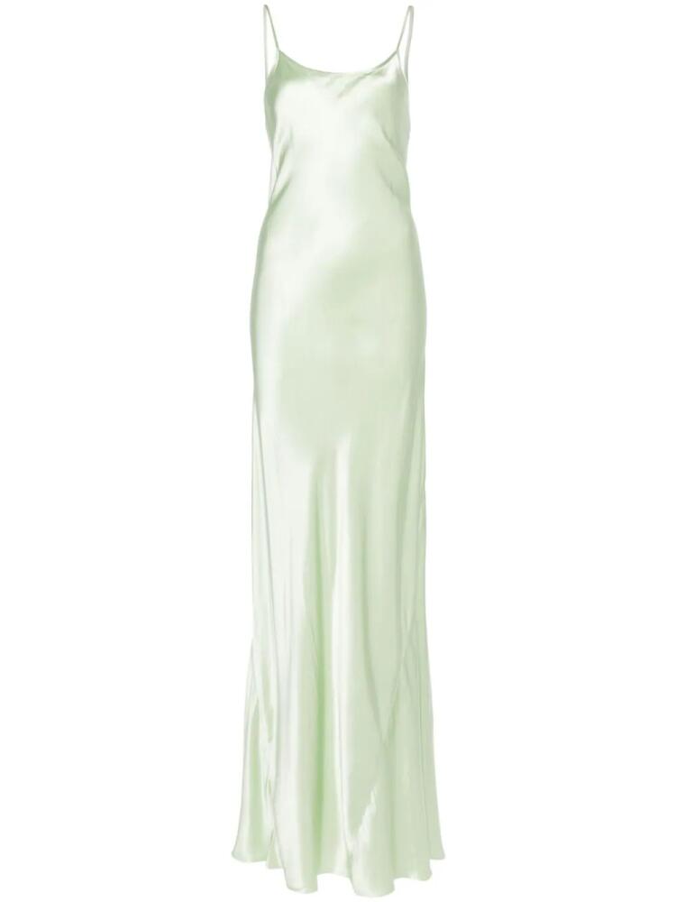 Victoria Beckham Cami maxi slip dress - Green Cover