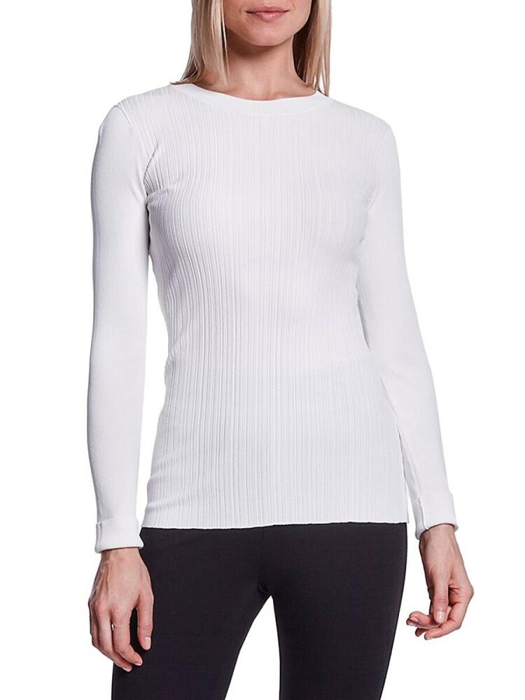 Capsule 121 Women's Brite Ribbed Sweater - Chalk Cover