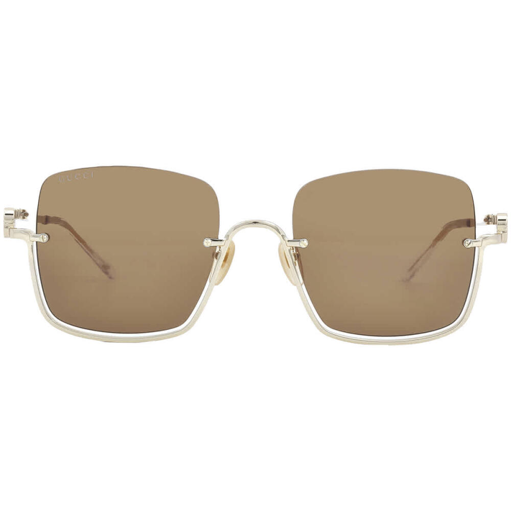 Gucci Brown Square Ladies Sunglasses Cover