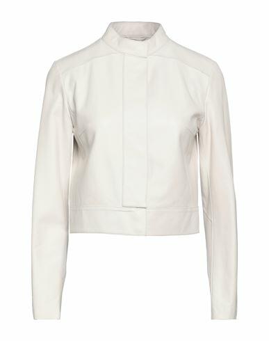 Desa 1972 Woman Jacket Ivory Soft Leather Cover