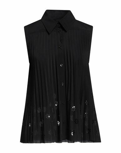 Boutique Moschino Woman Shirt Black Polyester Cover