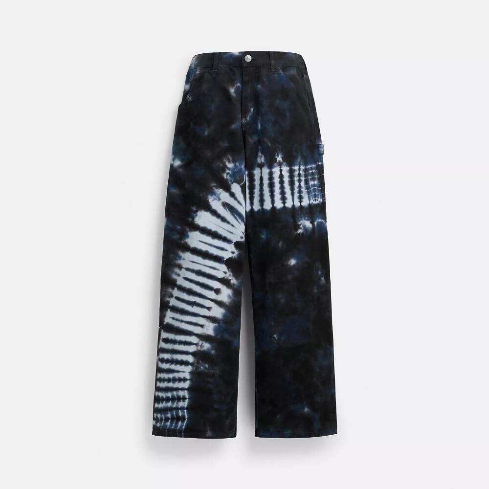 Coach Tie Dye Painter Pants In Organic Cotton Cover