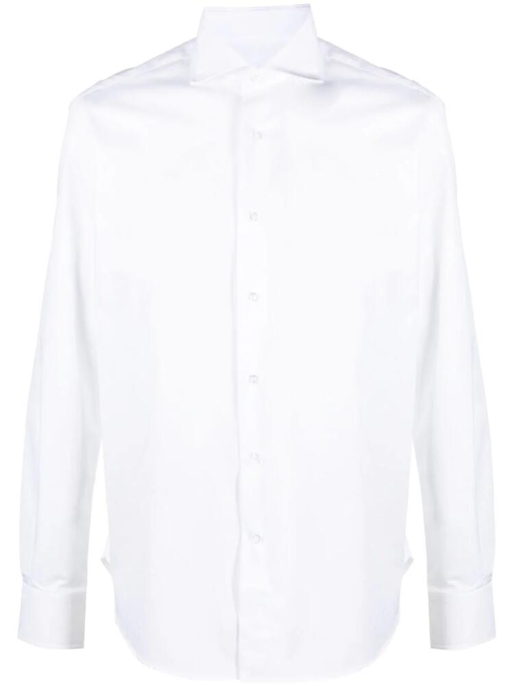 Orian long-sleeve button-up shirt - White Cover