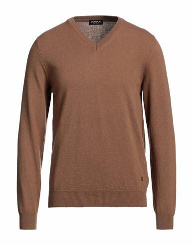 Dondup Man Sweater Brown Merino Wool Cover