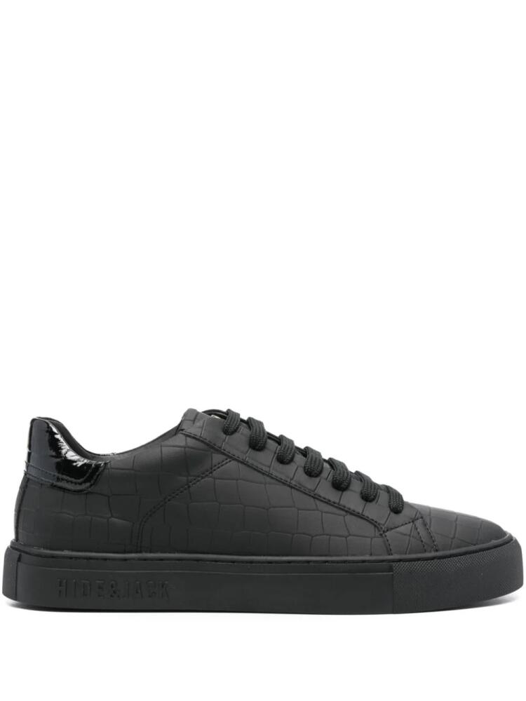 Hide&Jack Essence Croco sneakers - Black Cover