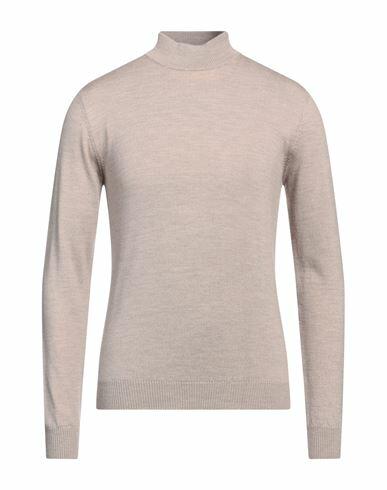 Luigi Borrelli Napoli Man Turtleneck Dove grey Virgin Wool Cover