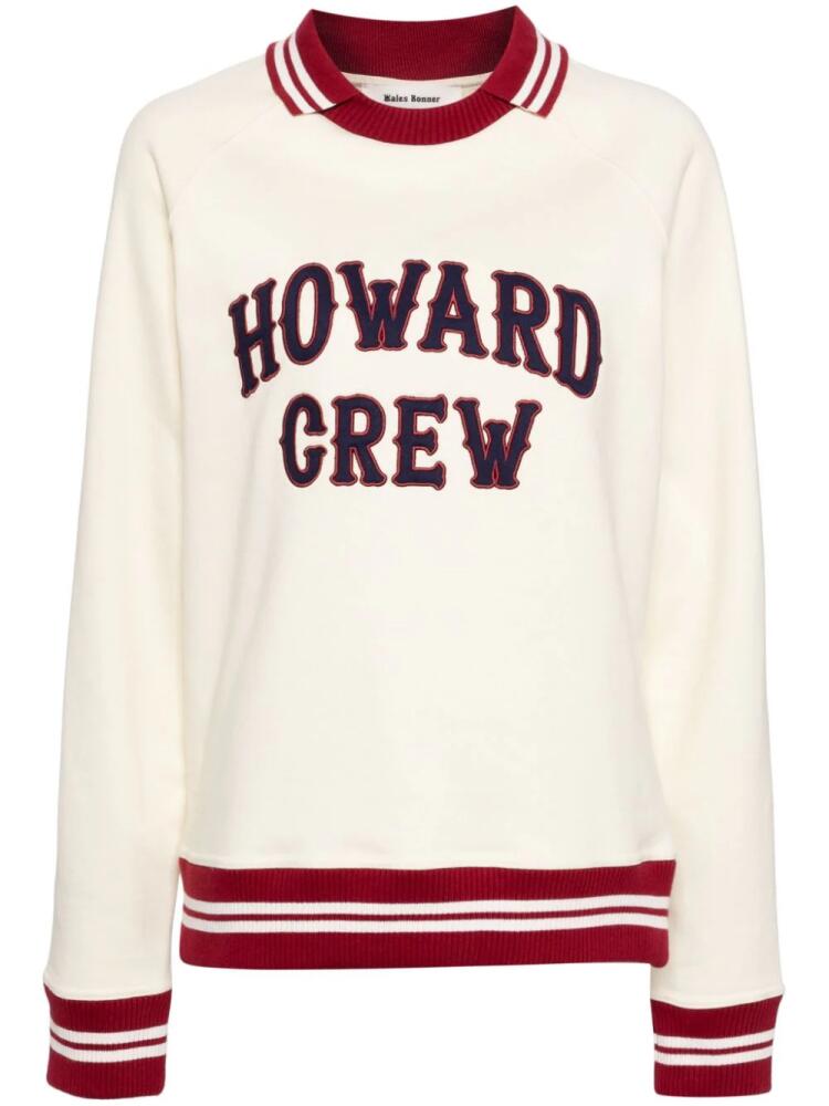 Wales Bonner Crew sweatshirt - Neutrals Cover