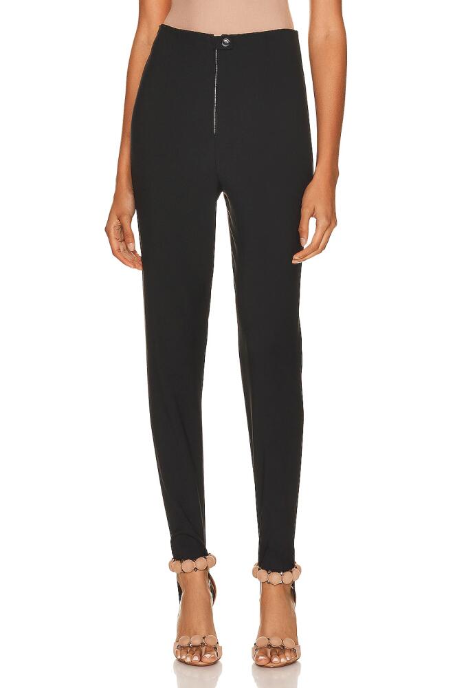 ALAÏA Stirrup Pant in Black Cover