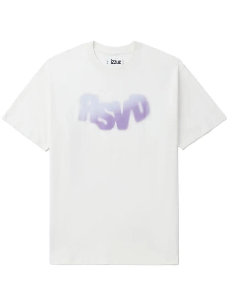 izzue graffiti-print cotton T-shirt - White Cover