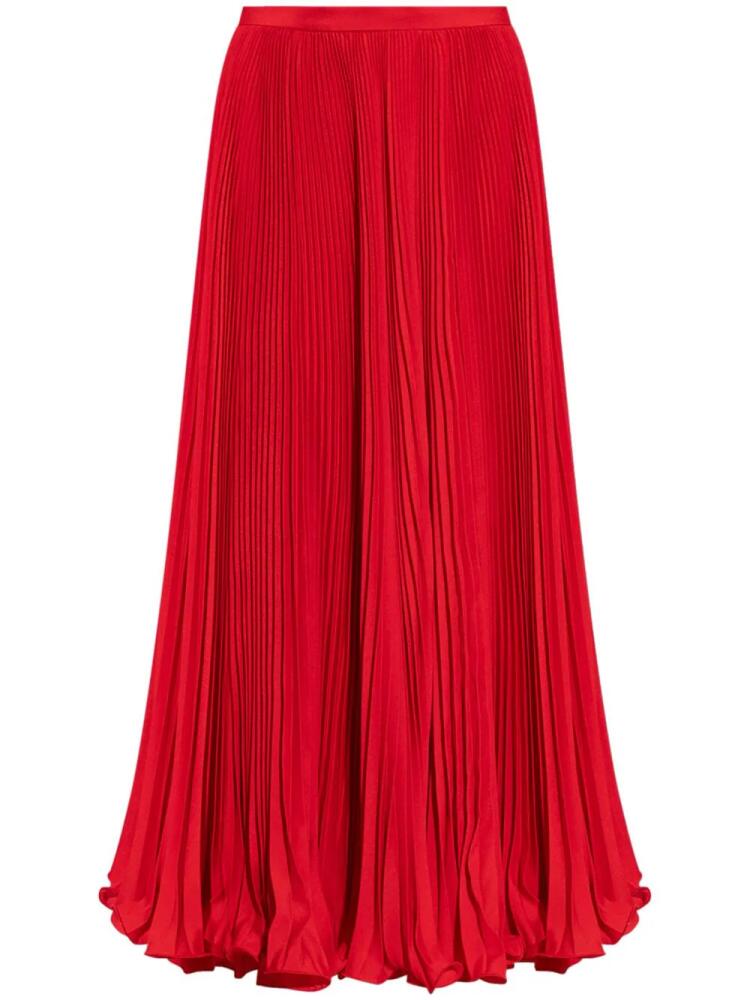 Balmain long pleated skirt - Red Cover