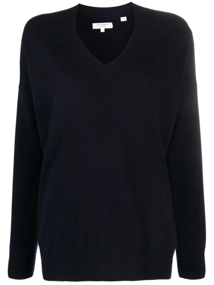 Chinti & Parker The Relaxed cashmere jumper - Blue Cover