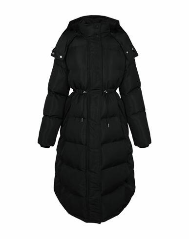 Alexander Mcqueen Quilted Puffer Coat Woman Puffer Black Polyester Cover