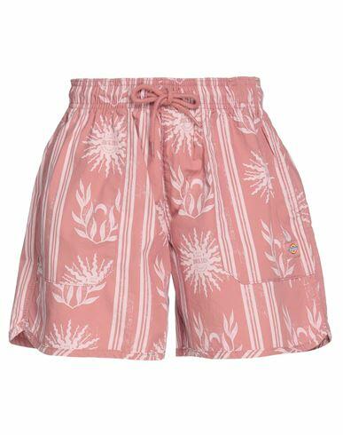 Dickies Woman Shorts & Bermuda Shorts Pastel pink Cotton Cover