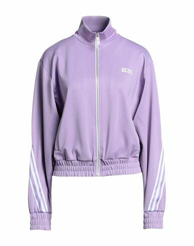 Gcds Woman Sweatshirt Lilac Polyester, Elastane Cover