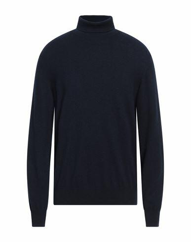 Hackett Man Turtleneck Navy blue Wool, Viscose, Polyamide, Cashmere Cover