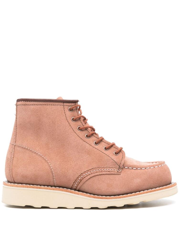 Red Wing Shoes Classic Moc suede boots - Pink Cover