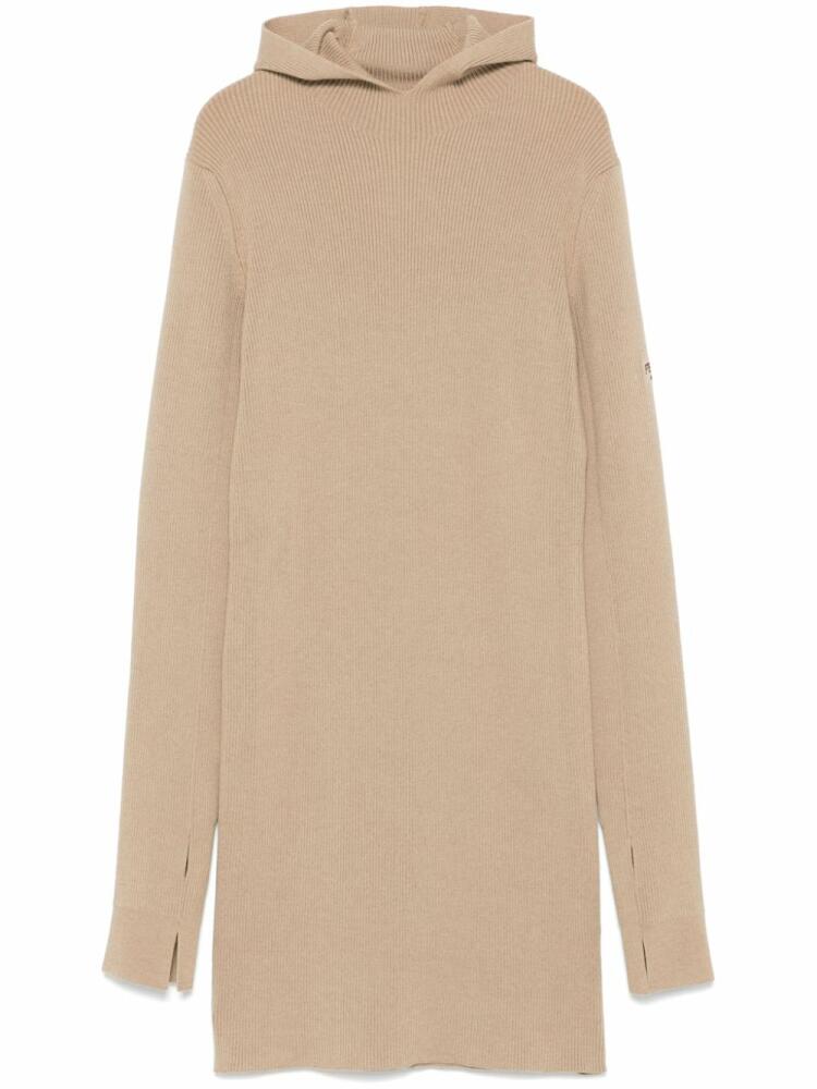 FENDI hooded mini dress - Neutrals Cover