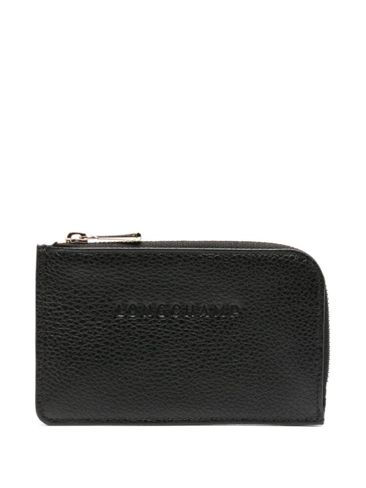 Longchamp Le Foulonné leather cardholder - Black Cover