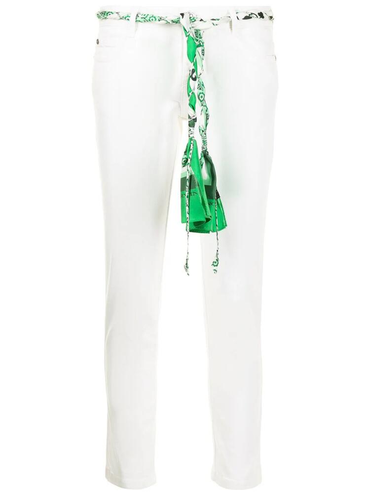 Ermanno Scervino mid-rise fitted jeans - White Cover