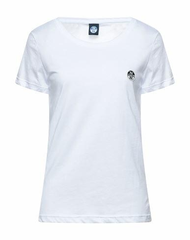 North Sails Woman T-shirt White Cotton Cover