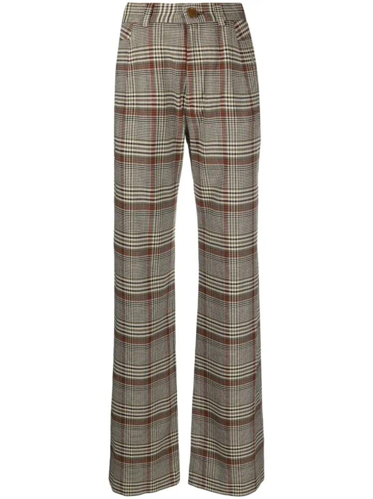 Vivienne Westwood straight-leg plaid trousers - Brown Cover