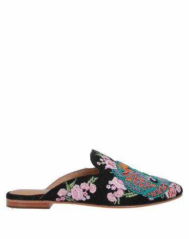 Coral Blue Woman Mules & Clogs Black Textile fibers Cover