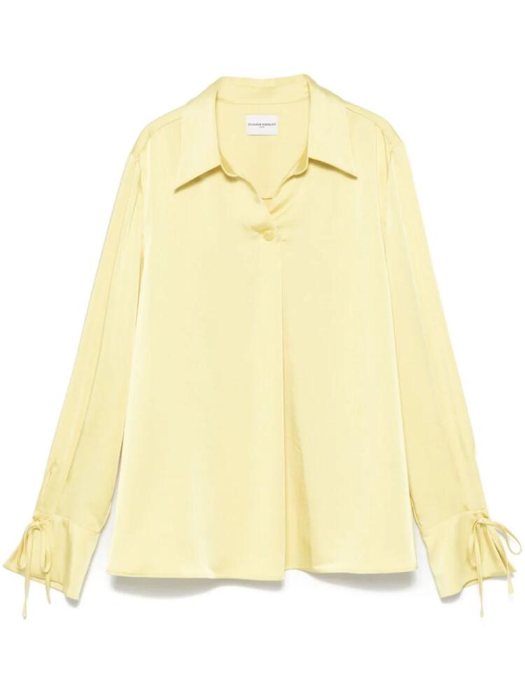 Claudie Pierlot satin blouse - Yellow Cover