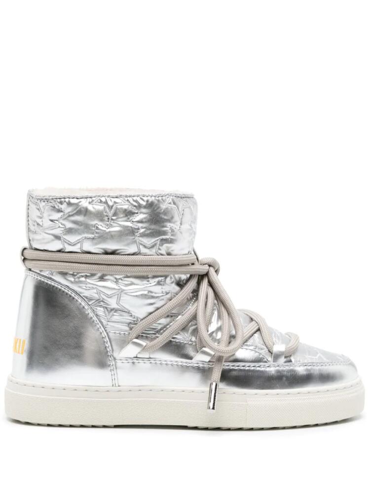 Inuikii Bomber Star metallic boots - Silver Cover